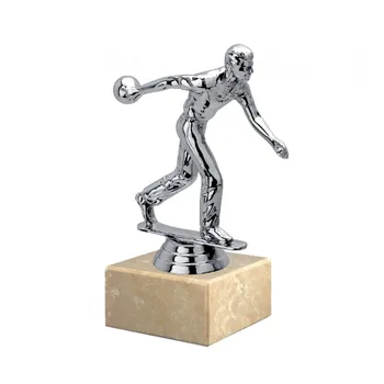 Recenze Poháry.com Soška F008 bowling stříbro