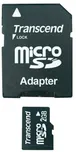 Transcend MicroSD 2 GB + adaptér…