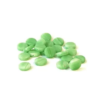 Dětské navlékací korálky Skleněný korálek - kolečko (22 ks)