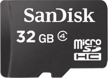 Paměťová karta SanDisk microSDHC 32 GB Class 4
