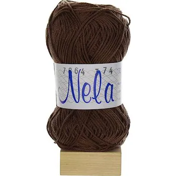 Příze Niťárna Česká Třebová Nela tmavě hnědá 7864
