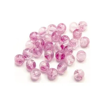 Dětské navlékací korálky Skleněný korálek - kulička (30 ks)