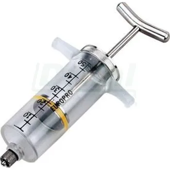 Injekční stříkačka nylon LL 30ml s kovovou rukojetí