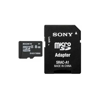 Paměťová karta SONY microSD 8 GB Class 4 + adaptér (SR8A4)