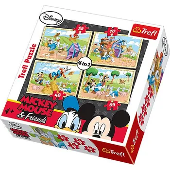 Puzzle Trefl Puzzle Mickey 4 v 1
