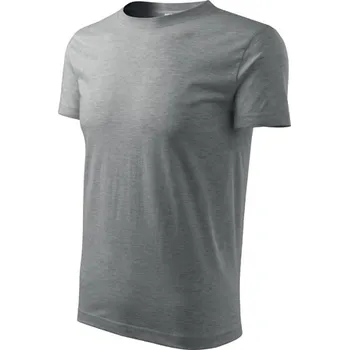 pracovní tričko MALFINI Triko CLASSIC NEW MAN 145g, různé barvy Velikost XL tmavě šedý melír