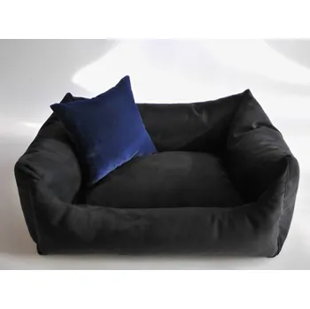 Pelíšek pro psa DELUXE Pelíšek pro psa - grafit / grafit / granát - tmavý