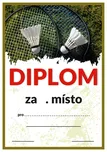 Poháry.com Diplom D92 badminton