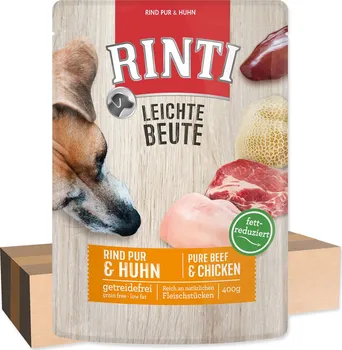 Krmivo pro psa Rinti Leichte Beute 400 g - hovězí/kuře 