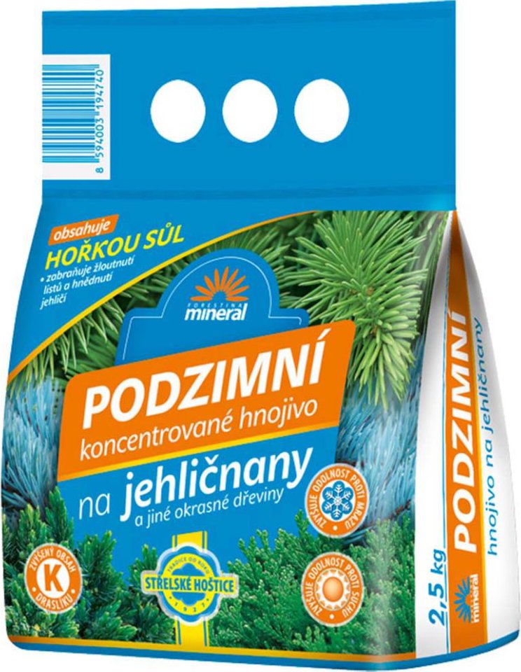 Forestina Mineral Podzimn Hnojivo Na Jehli Nany Od K Zbozi Cz