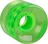 Worker průhledné kolečko na penny board 60*45 mm, zelená