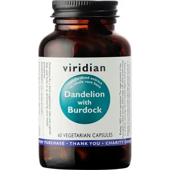 Přírodní produkt Viridian Dandelion with Burdock 60 cps.