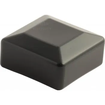 Příslušenství pro plot Čepička PVC 80x80 mm, černá