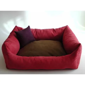 Pelíšek pro psa DELUXE Pelíšek pro psa - bordo / tmavě hnědá / švestka