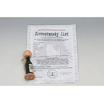 Zalaminovaná cedulka,dekorace