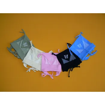 Čepice Arex, ČR Čepička s výšivkou motýla - bavlněná Barva: olivová, Velikost: 38