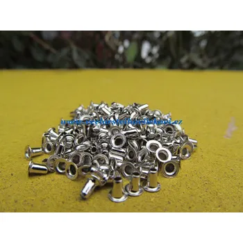 Zděře pro drátkování rámků niklované 2,5 x 4 mm (Potřeby na rámky)