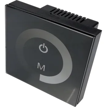 LED páska Dotykový stmívač pro LED pásky, černý, 12V/24V