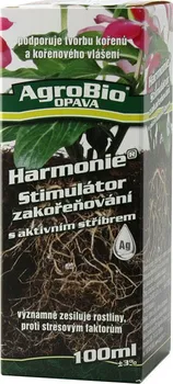 Hnojivo Agrobio Opava Harmonie Stimulátor zakořeňování s aktivním stříbrem 50 ml