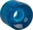 Worker průhledné kolečko na penny board 60*45 mm, modrá