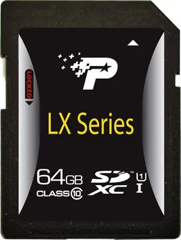 Paměťová karta Patriot LX Series SDXC 64 GB Class 10 UHS-I U1 (PSF64GSDXC10)