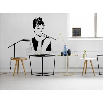 Samolepící dekorace Samolepicí dekorace - Audrey Hepburn - dekorace-steny.cz - 60 x 80 cm - 770