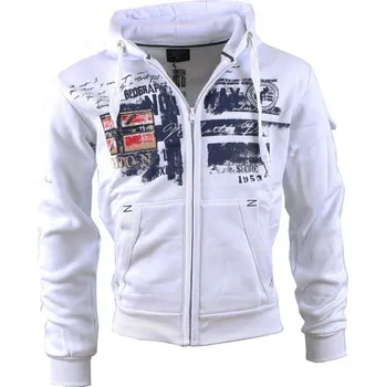 Pánská mikina Geographical Norway Fonhson men 100 bílá
