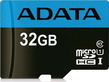 Paměťová karta Adata Premier microSDHC 32 GB Class 10 UHS-I U1 (AUSDH32GUICL10 85-R) 