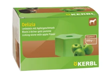 solný liz Kerbl Delizia liz jablko 650 g