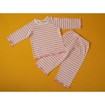 Dívčí pyžamo Jana Vítková - Uzlík mazlík, ČR Dívčí pyžamo bio bavlna dlouhý rukáv Barva: oranžová, Velikost: 104