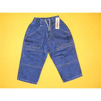 Shara, ČR Jeans kolenáče do gumy Barva: Modrá, Velikost: 92