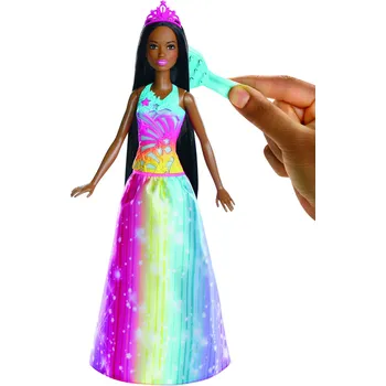 Panenka Barbie Magické vlasy princezna