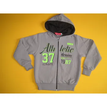 Chlapecká mikina Soňa Zemanová, ČR Mikina Denim Barva: šedá, Velikost: 140