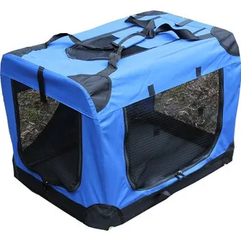 klec pro psa Klec pro psa, přepravní klec, látková přepravka, XL modrá (BX-XL)
