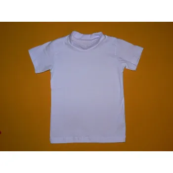 Pletex, ČR Jednobarevné tričko s krátkým rukávem Barva: bílá, Velikost: 92