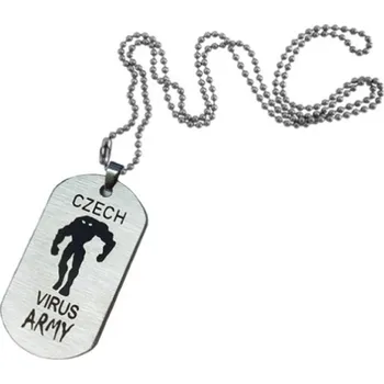 Czech Virus Dog Tags Vojenské psí známky Czech Virus Dog Tags