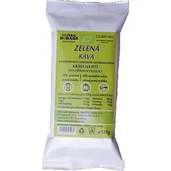 Káva Recenze Costa Dorada Zelená BIO sáček 75 g