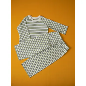 Chlapecké pyžamo Jana Vítková - Uzlík mazlík, ČR Pyžamo bio bavlna dlouhý rukáv Barva: Zelená, Velikost: 92