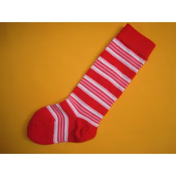 Dětská móda Trepon, ČR Podkolenky Lapik Barva: červeno-bílá, Velikost: 15-16