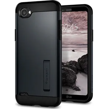 Pouzdro na mobilní telefon Spigen Slim Armor pro LG Q6 černé