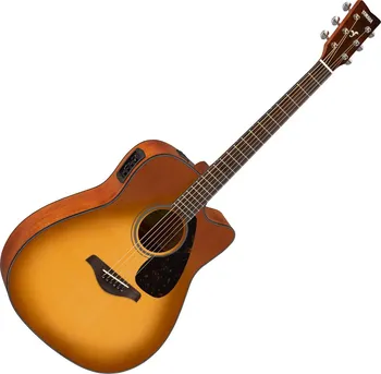 Elektroakustická kytara Yamaha FGX 800C SDB