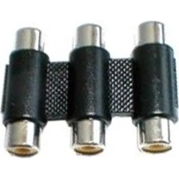 Elektrický konektor Konektor CINCH spojka trojitá F/F