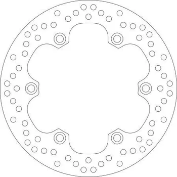 Brzdový kotouč Zadní brzdový kotouč SBS - Honda XL 1000 V Varadero, 1000ccm - 03-13