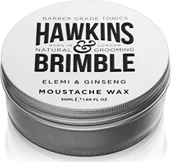 Péče o vousy Hawkins & Brimble Stylingový vosk na vousy s vůni elemi a ženšenu 50 ml