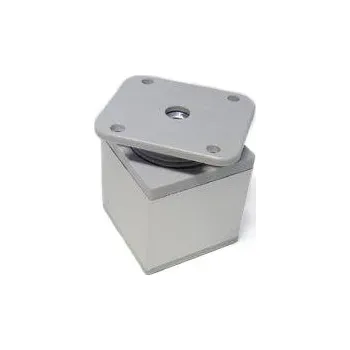 Hliníková nožka, výška 60 mm, hranatá