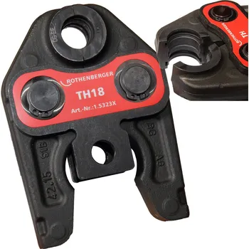 Kleště Lisovací čelisti TH32 Standard, Rothenberger 015327X na podlahovku, AL-PEX (Rothenberger 015327X samostatná čelist TH 32 pro Romax 3000, 4000, AC ECO aj. k lisování plasto-hliníkových trubek)