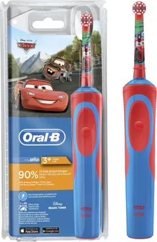 Elektrický zubní kartáček Oral-B Kids Cars 2 červený/modrý