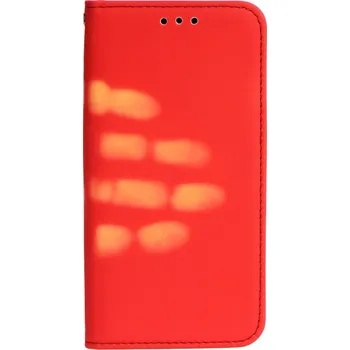 Thermo pouzdro pro Huawei P10 Lite reagující na teplo červená (Obal, pouzdro pro Huawei P10 Lite reagující na tepelné změny červený odstín)