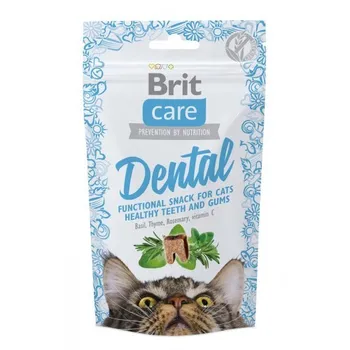Pamlsek pro kočku Brit Care Cat Snack Dental 50 g