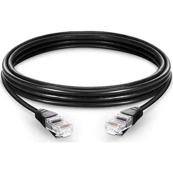 Síťový kabel Patch kabel UTP CAT6, 5m - černý